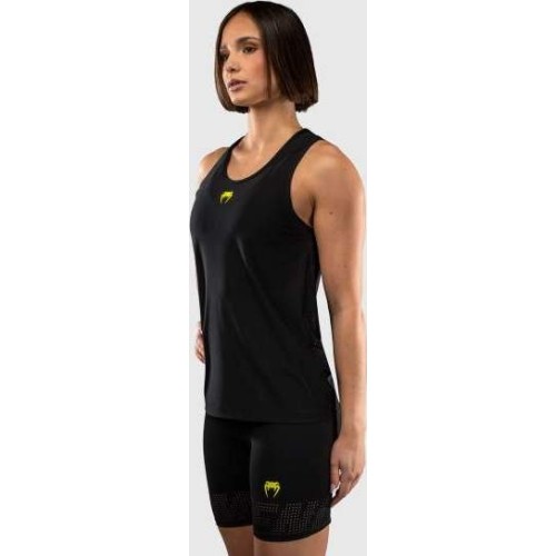 Damski top na ramiączkach Venum Lazer Dry Tech – czarny/żółty