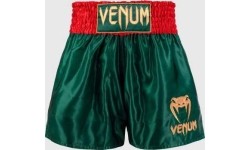 Spodenki Muay Thai Venum Classic, ciemna zieleń leśna