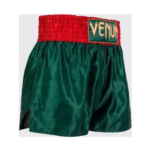 Spodenki Muay Thai Venum Classic, ciemna zieleń leśna
