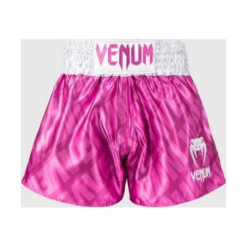 Spodenki Muay Thai Venum Contender XT - Candy Pink/White