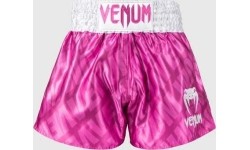 Spodenki Muay Thai Venum Contender XT - Candy Pink/White