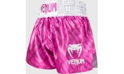 Spodenki Muay Thai Venum Contender XT - Candy Pink/White