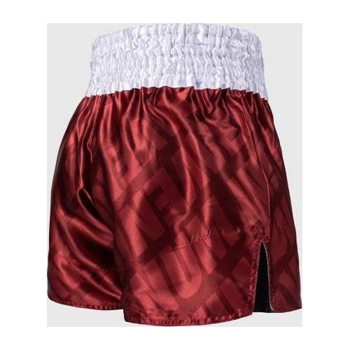 Spodenki Muay Thai Venum Contender XT, wiśniowo-białe
