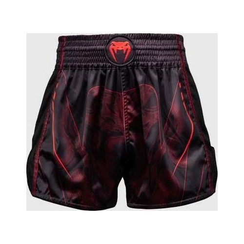 Spodenki Muay Thai Venum Spectre, czarno-czerwone