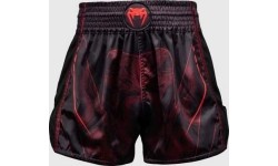 Spodenki Muay Thai Venum Spectre, czarno-czerwone