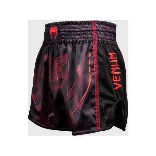 Spodenki Muay Thai Venum Spectre, czarno-czerwone