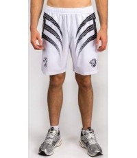 Spodenki treningowe Venum x Mike Tyson Tiger – Optical White/Deep Black
