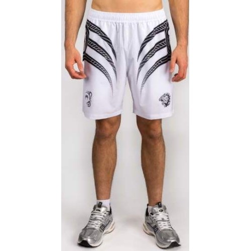 Spodenki treningowe Venum x Mike Tyson Tiger – Optical White/Deep Black