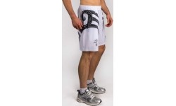 Spodenki treningowe Venum x Mike Tyson Tiger – Optical White/Deep Black