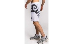 Spodenki treningowe Venum x Mike Tyson Tiger – Optical White/Deep Black