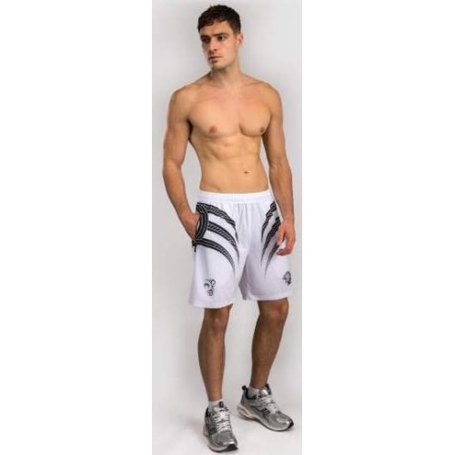 Spodenki treningowe Venum x Mike Tyson Tiger – Optical White/Deep Black