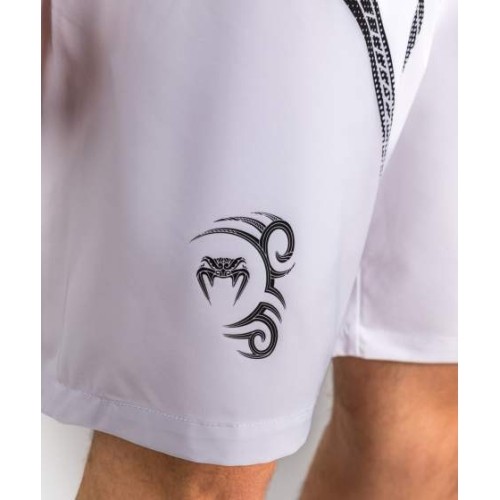 Spodenki treningowe Venum x Mike Tyson Tiger – Optical White/Deep Black