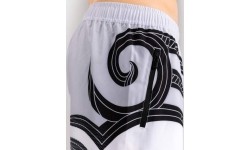 Spodenki treningowe Venum x Mike Tyson Tiger – Optical White/Deep Black