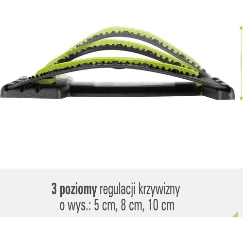 Prostownik pleców z magnesami HMS PRP02, zielony