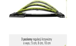 Prostownik pleców z magnesami HMS PRP02, zielony