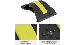 Prostownik pleców z magnesami HMS PRP02, zielony