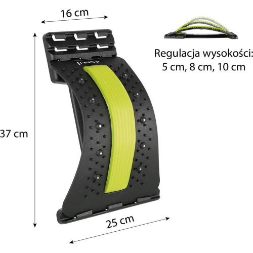 Prostownik pleców z magnesami HMS PRP02, zielony
