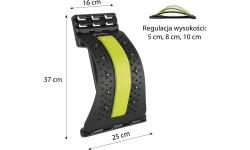 Prostownik pleców z magnesami HMS PRP02, zielony