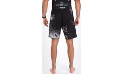 Spodenki MMA Venum Gorilla Jungle, czarno-białe