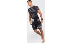 Spodenki MMA Venum Gorilla Jungle, czarno-białe