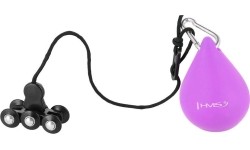 Zestaw hula hoop Plus Size HHW12 fioletowe z obciążnikiem HMS + pas na talię BR163 czarny