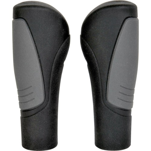 Ergonomiczne chwyty kierownicy Fischer Relax (czarno-szare)