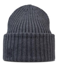 Czapka beanie z dzianiny Erviny, szary melanż - 930