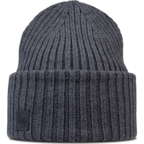 Czapka beanie z dzianiny Erviny, szary melanż - 930