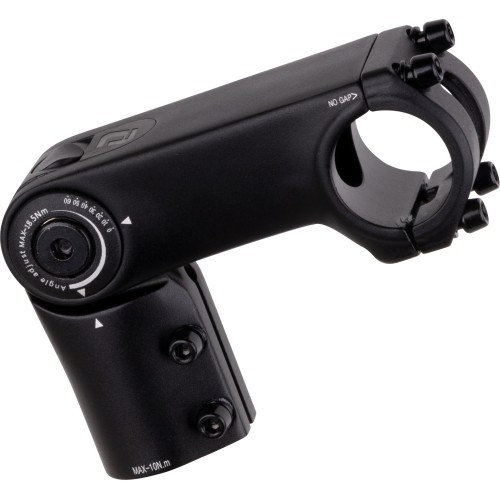 Regulowany wspornik kierownicy rowerowej Force S6.6 31,8/90mm (aluminiowy, czarny)
