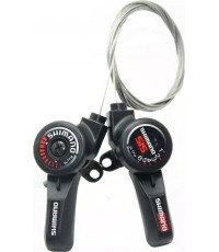 Zestaw manetek Shimano SL-TY18 // SIS, 3x6 biegów