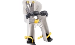 Fotelik rowerowy dziecięcy Bellelli Freccia B-fix przedni, silk grey