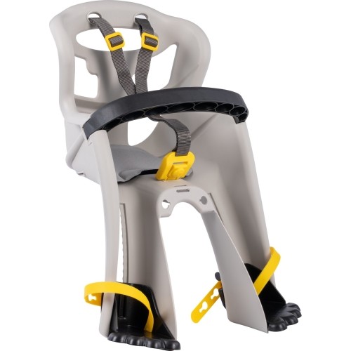 Fotelik rowerowy Bellelli Tatoo Plus B-fix przedni, silk grey