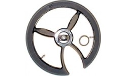 Osłona łańcucha Lasco, 46-48T (czarna)