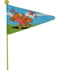 Flaga na oś Fischer Sunny Bear