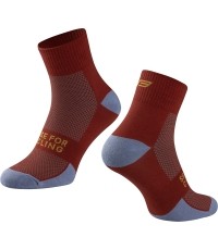 Skarpety FORCE Edge, rozmiar S-M (36-41) (czerwono-niebieskie)