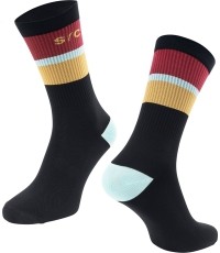 Skarpety FORCE Stripe, rozmiar S-M (36-41), czarne