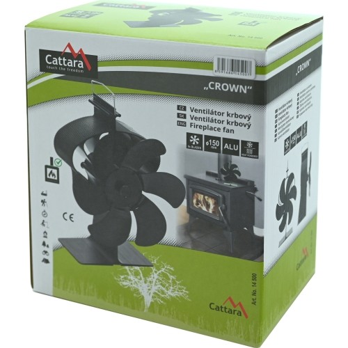 Wentylator kominkowy CROWN z podstawką 150 mm
