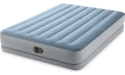 Duży dmuchany materac dwuosobowy 203x152x36 cm z wbudowaną pompką elektryczną INTEX 64159