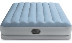 Duży dmuchany materac dwuosobowy 203x152x36 cm z wbudowaną pompką elektryczną INTEX 64159