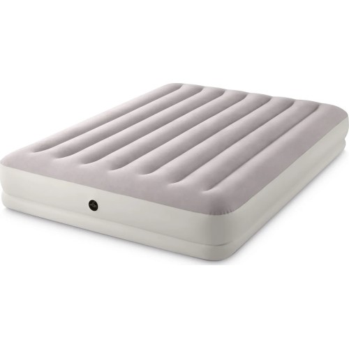 Materac dmuchany dwuosobowy 203x152x30 cm z pompką elektryczną INTEX 64179