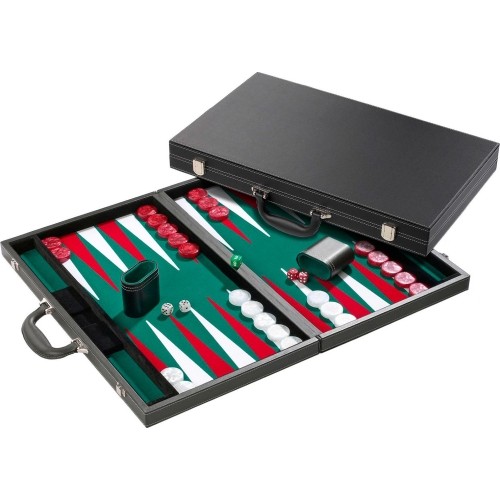 Backgammon Philos Green Tournament 54x32 cm