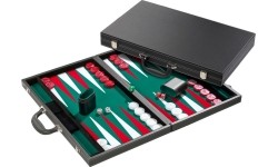 Backgammon Philos Green Tournament 54x32 cm
