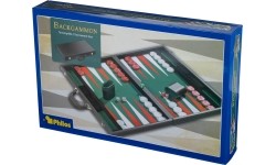 Backgammon Philos Green Tournament 54x32 cm