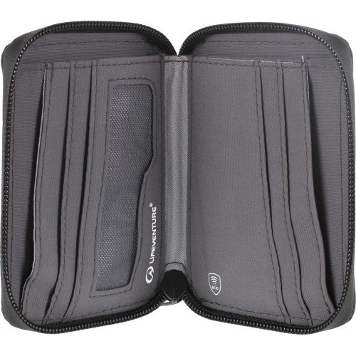 Portfel Lifeventure RFiD Mini Travel Wallet Recycled - Szary