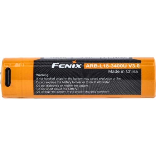 Akumulator Fenix USB ARB-L18U V3.0 (18650 3400 mAh)