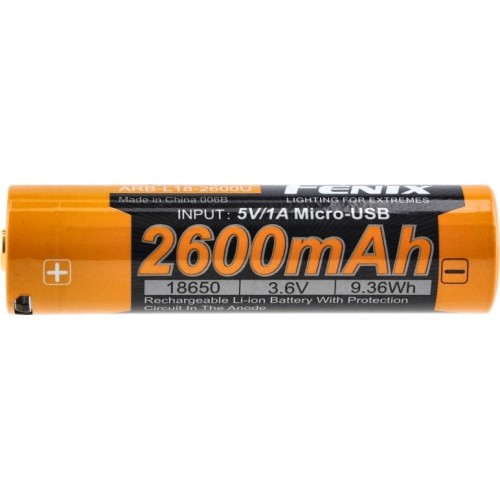 Akumulator USB Fenix ARB-L18U (18650, 2600 mAh, 3,6 V)