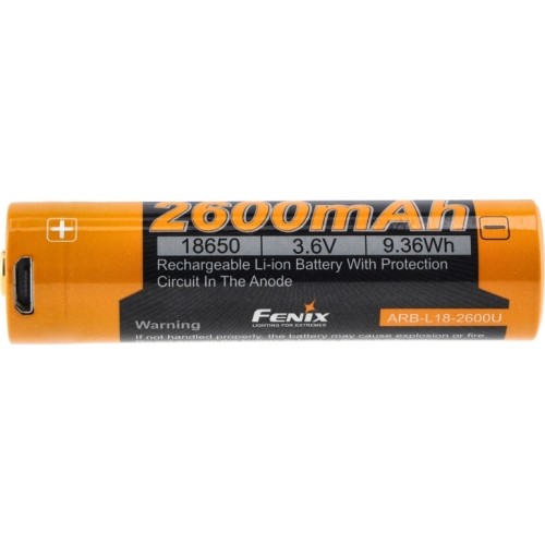 Akumulator USB Fenix ARB-L18U (18650, 2600 mAh, 3,6 V)