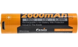 Akumulator USB Fenix ARB-L18U (18650, 2600 mAh, 3,6 V)
