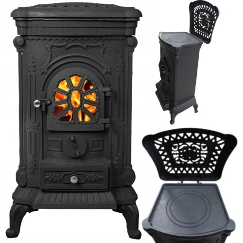 Ketaus krosnelė-viryklė KAWMET P9 (8 kW) ECO