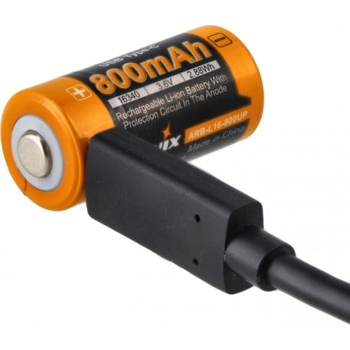 Akumulator Fenix USB ARB-L16U (16340 800mAh 3.6V)